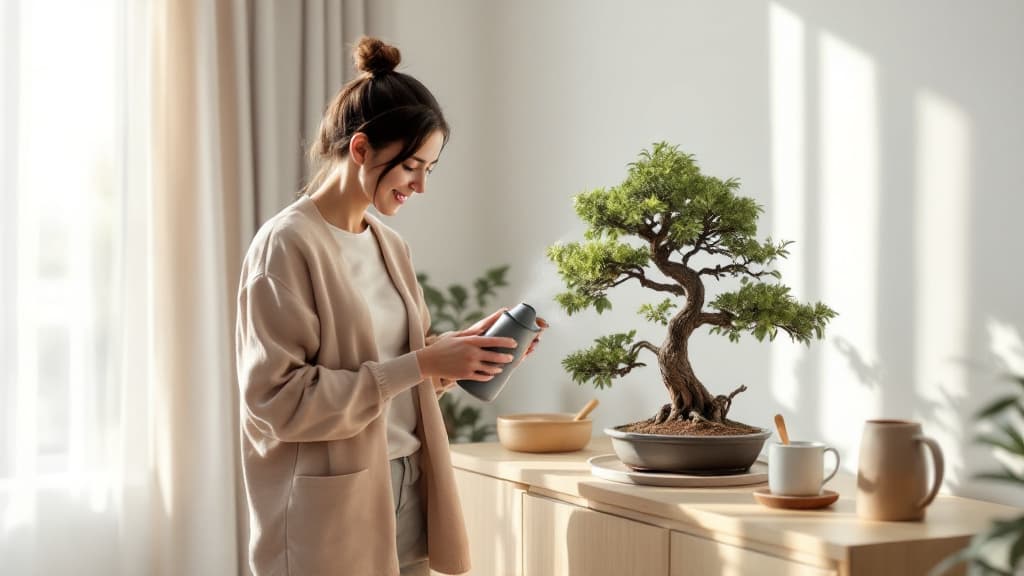 Bonsai starter bundle with care essentials